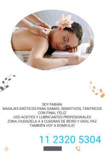 Masajes eróticos, relajantes, sensitivos, tántricos para mujeres - Buenos Aires - Argentina